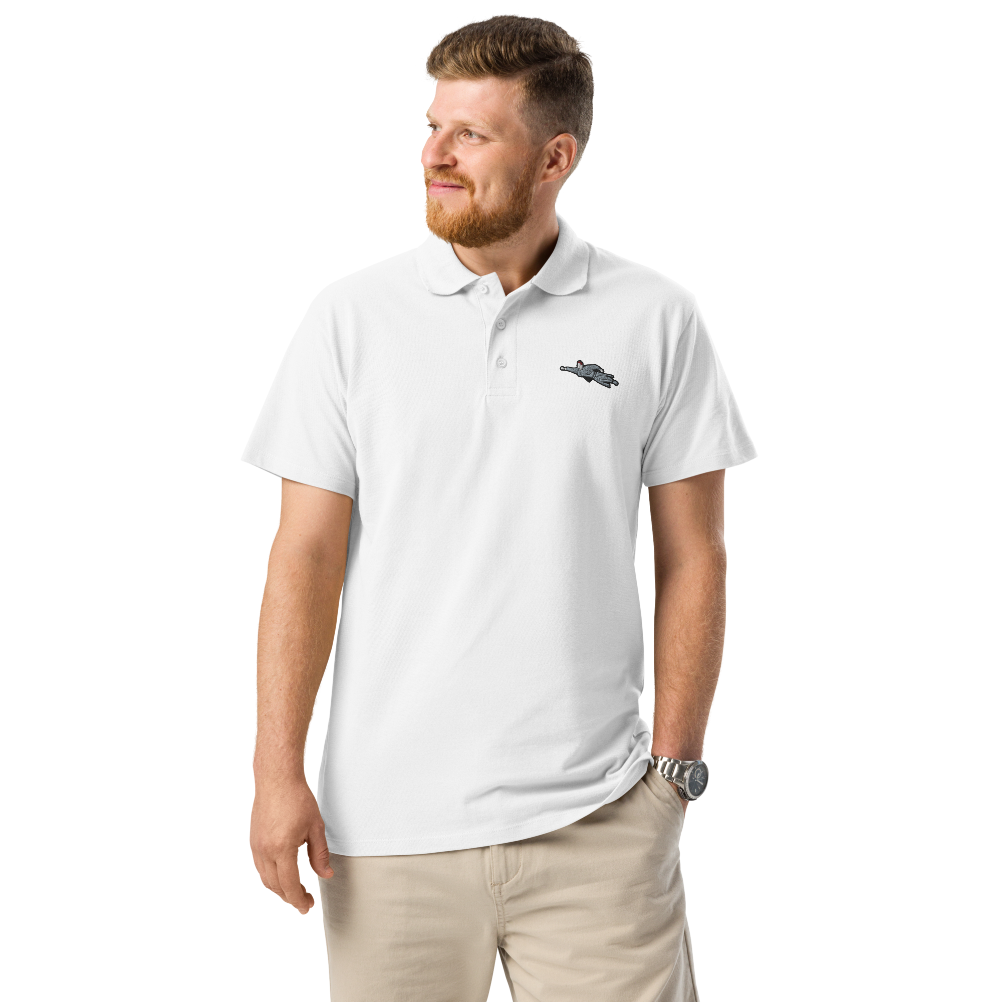 Polo Super Priester Biobaumwolle (unisex) weiß