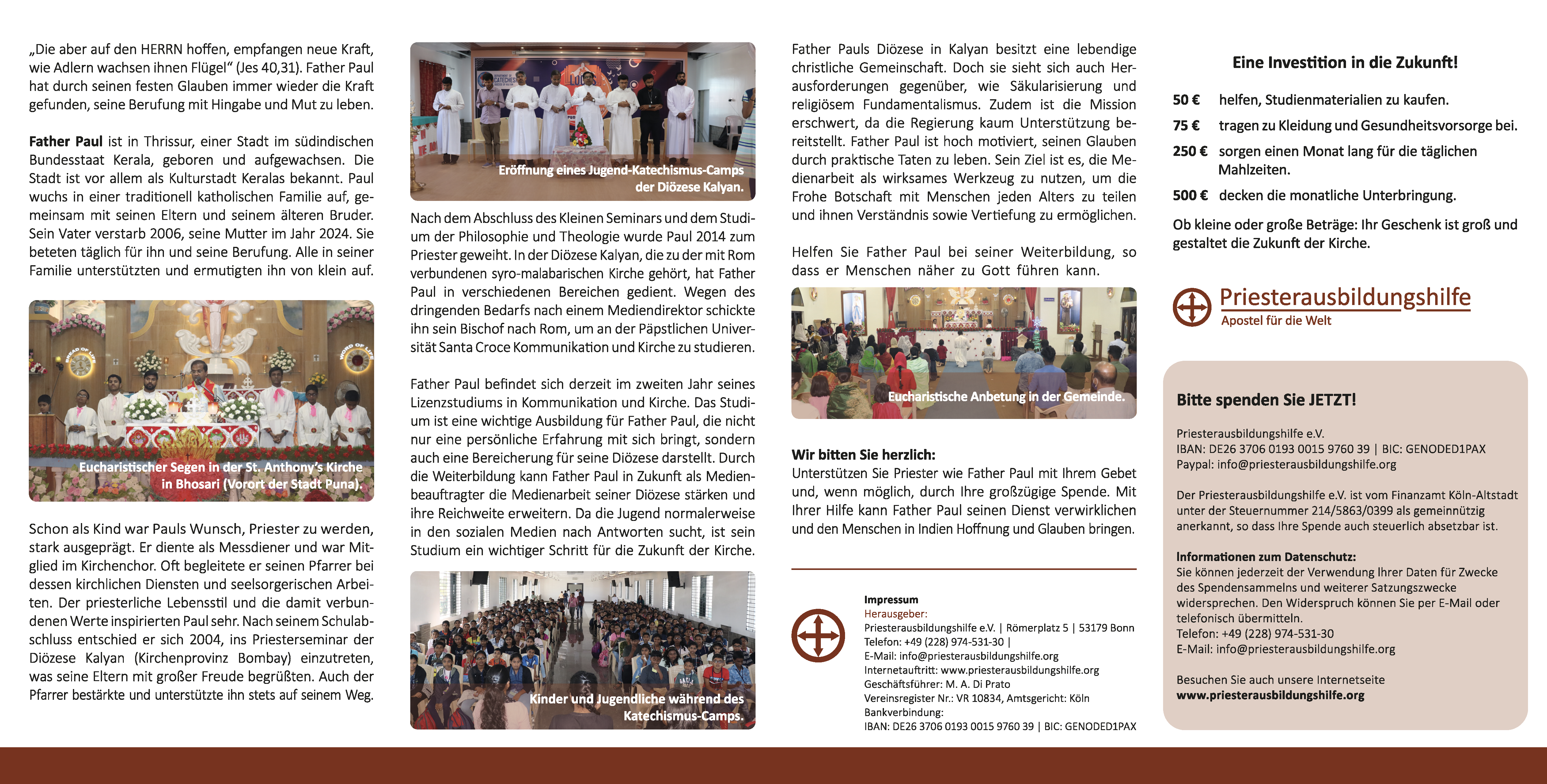 Flyer "Soziale Medien im Einsatz für Gott"