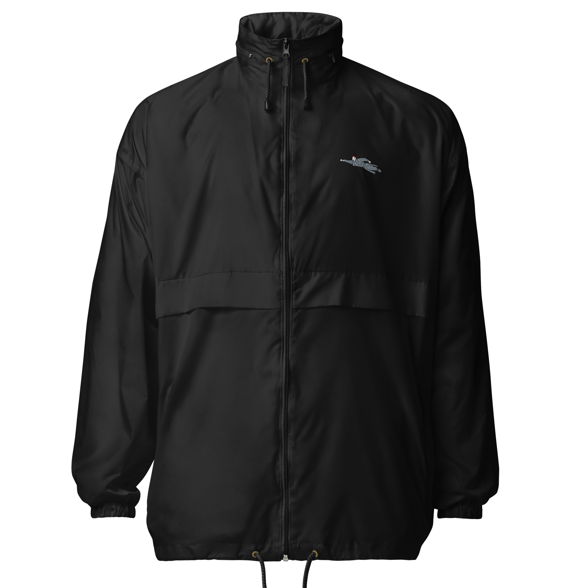 Regenjacke Unisex Windbreaker Superpriest Edition schwarz (unisex)