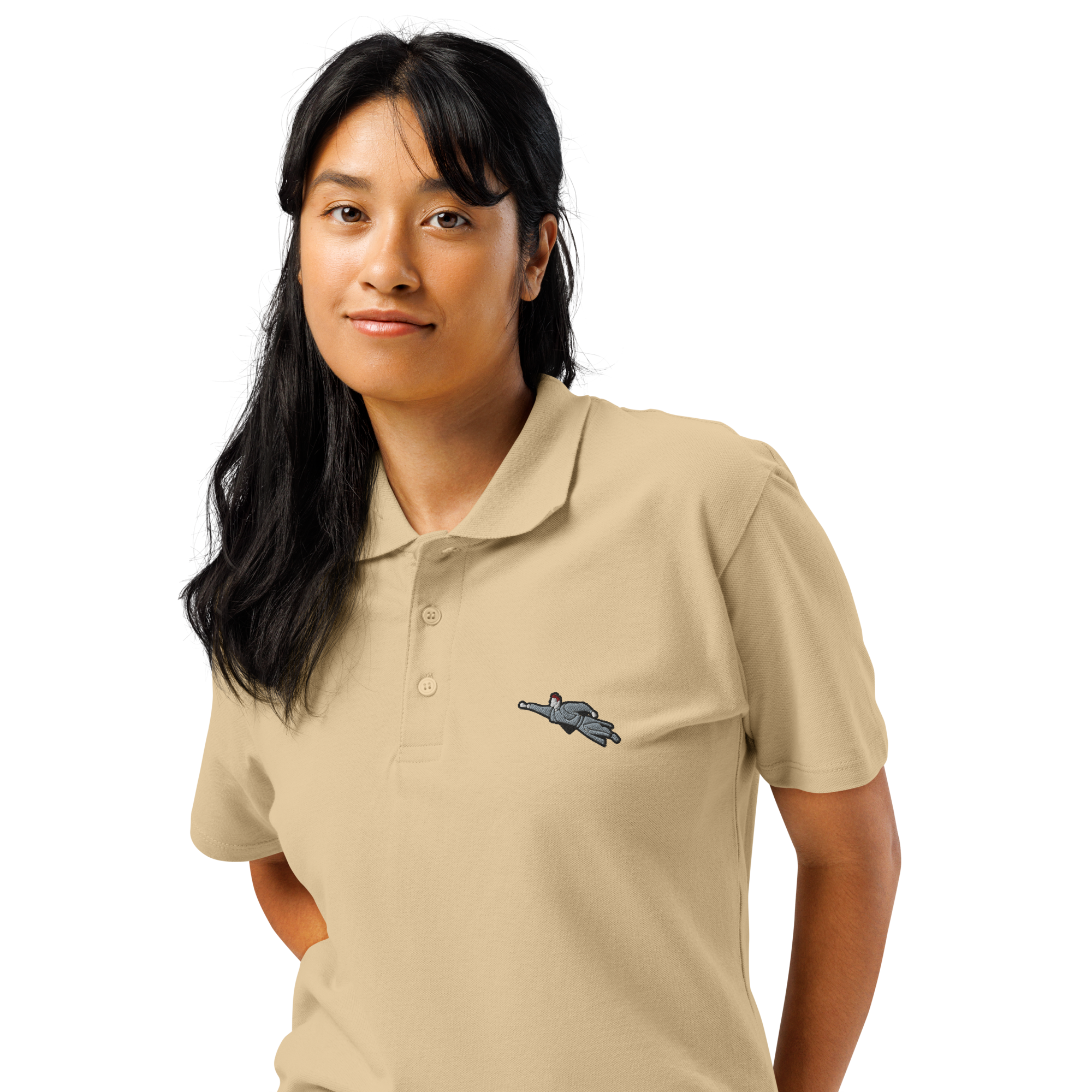 Polo Super Priester Biobaumwolle (unisex) beige