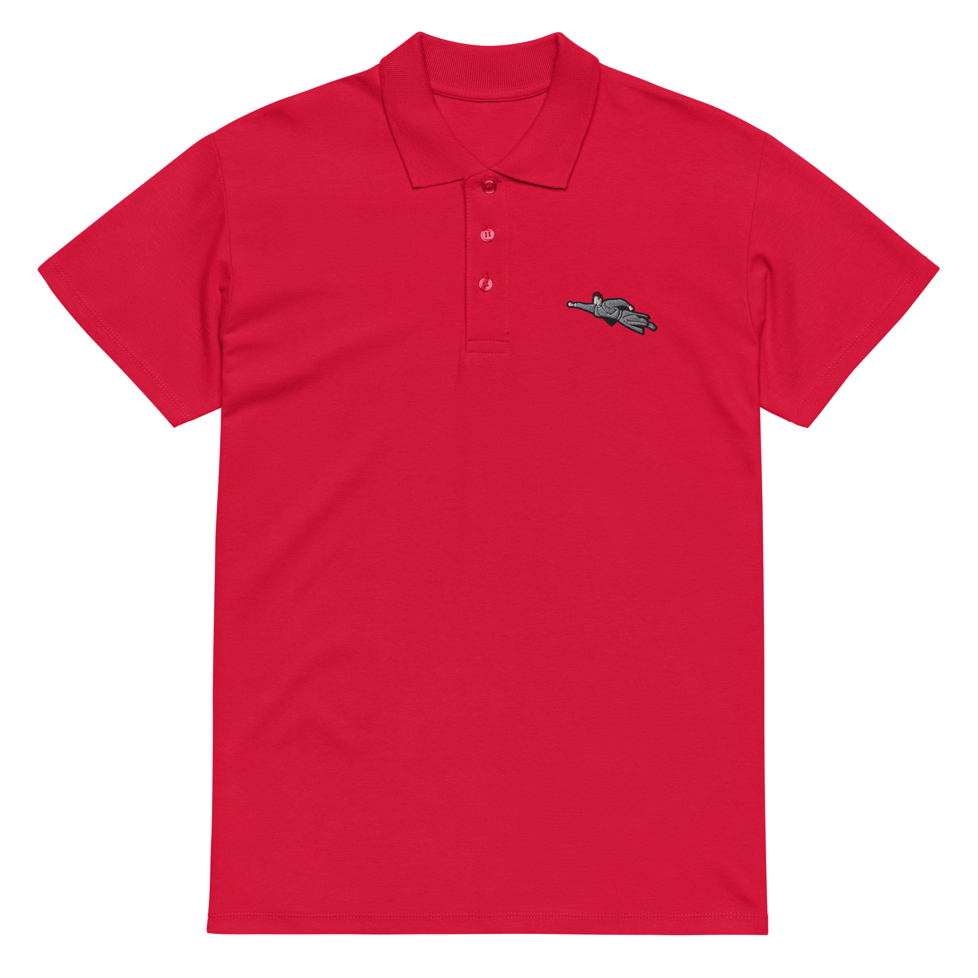Polo Super Priester Biobaumwolle (unisex) rot