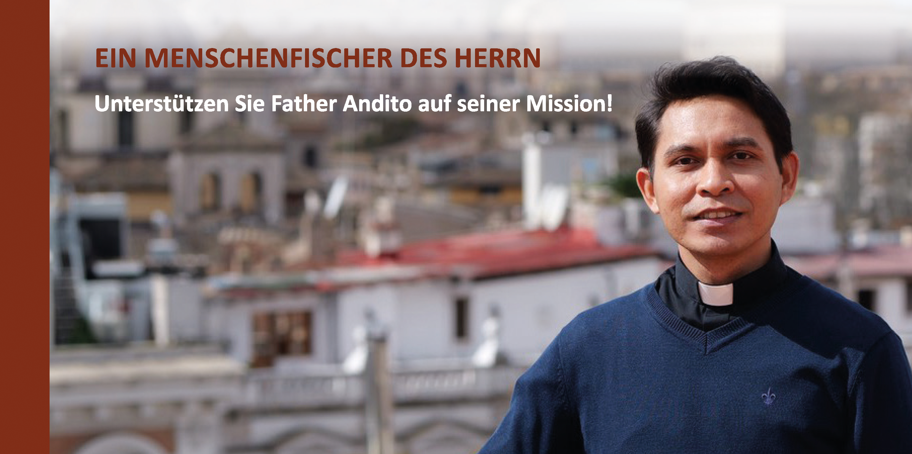 Flyer "Ein Menschenfischer des Herrn"