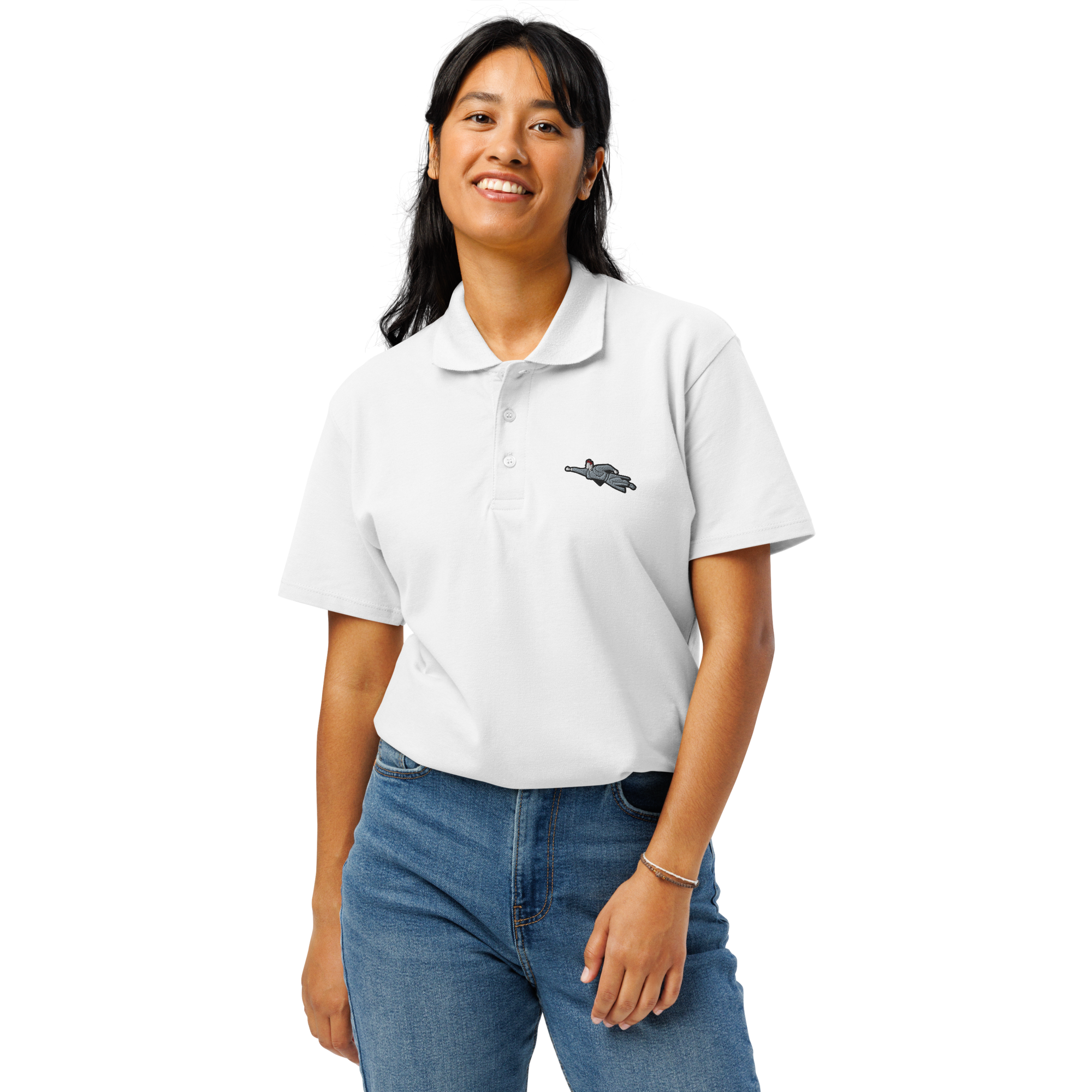 Polo Super Priester Biobaumwolle (unisex) weiß