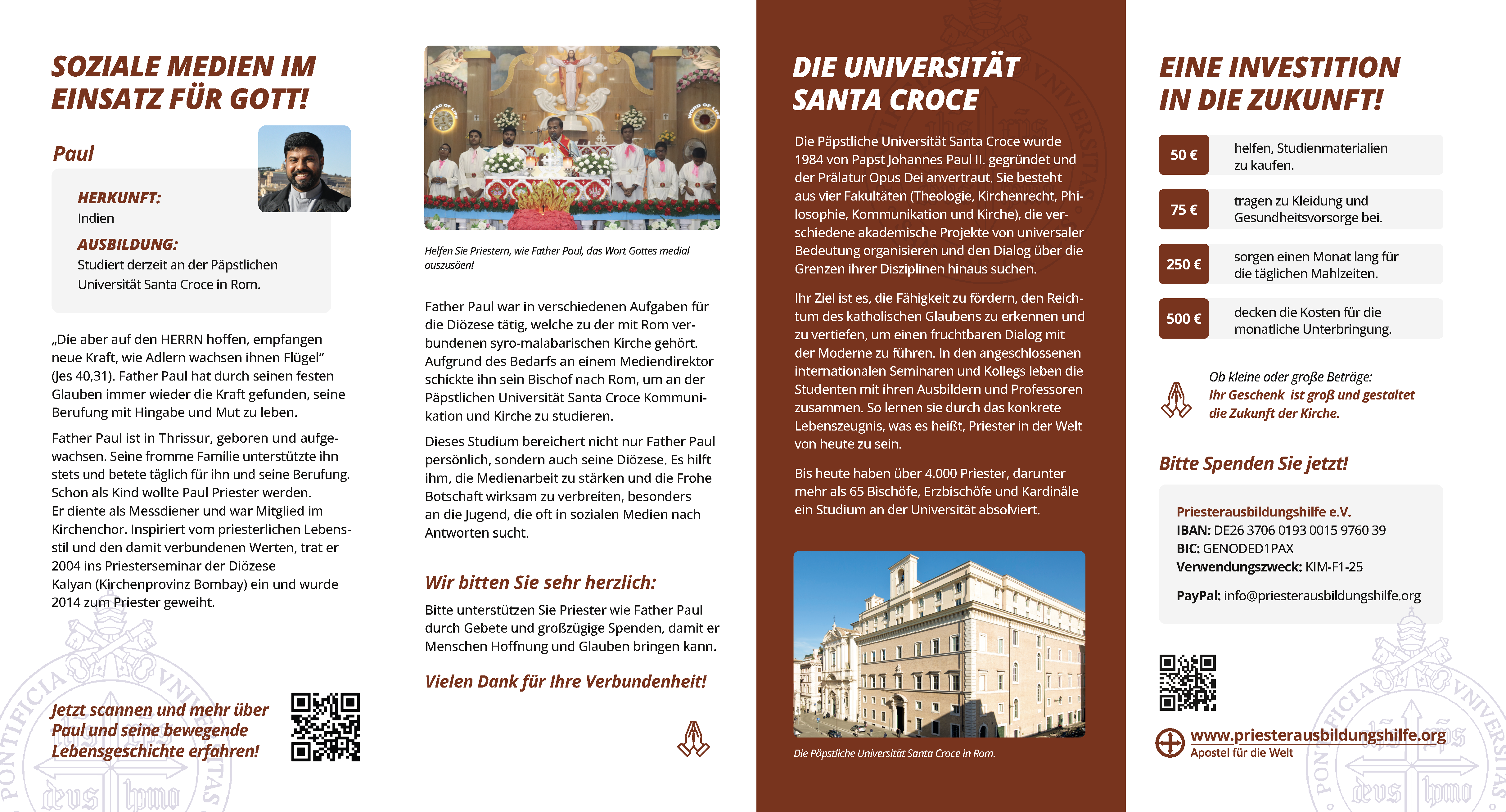 Kurzflyer "Soziale Medien im Einsatz für Gott"