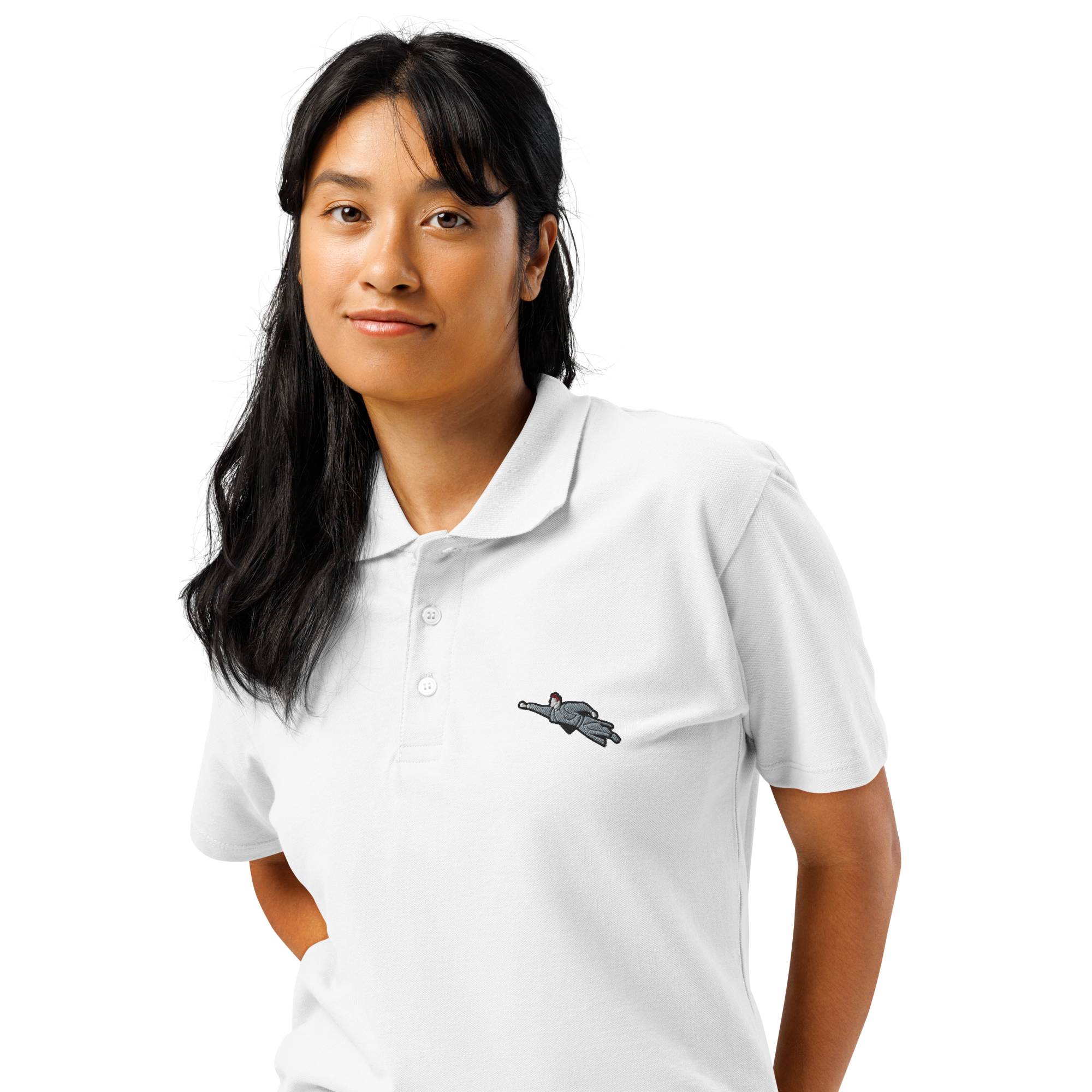 Polo Super Priester Biobaumwolle (unisex) weiß
