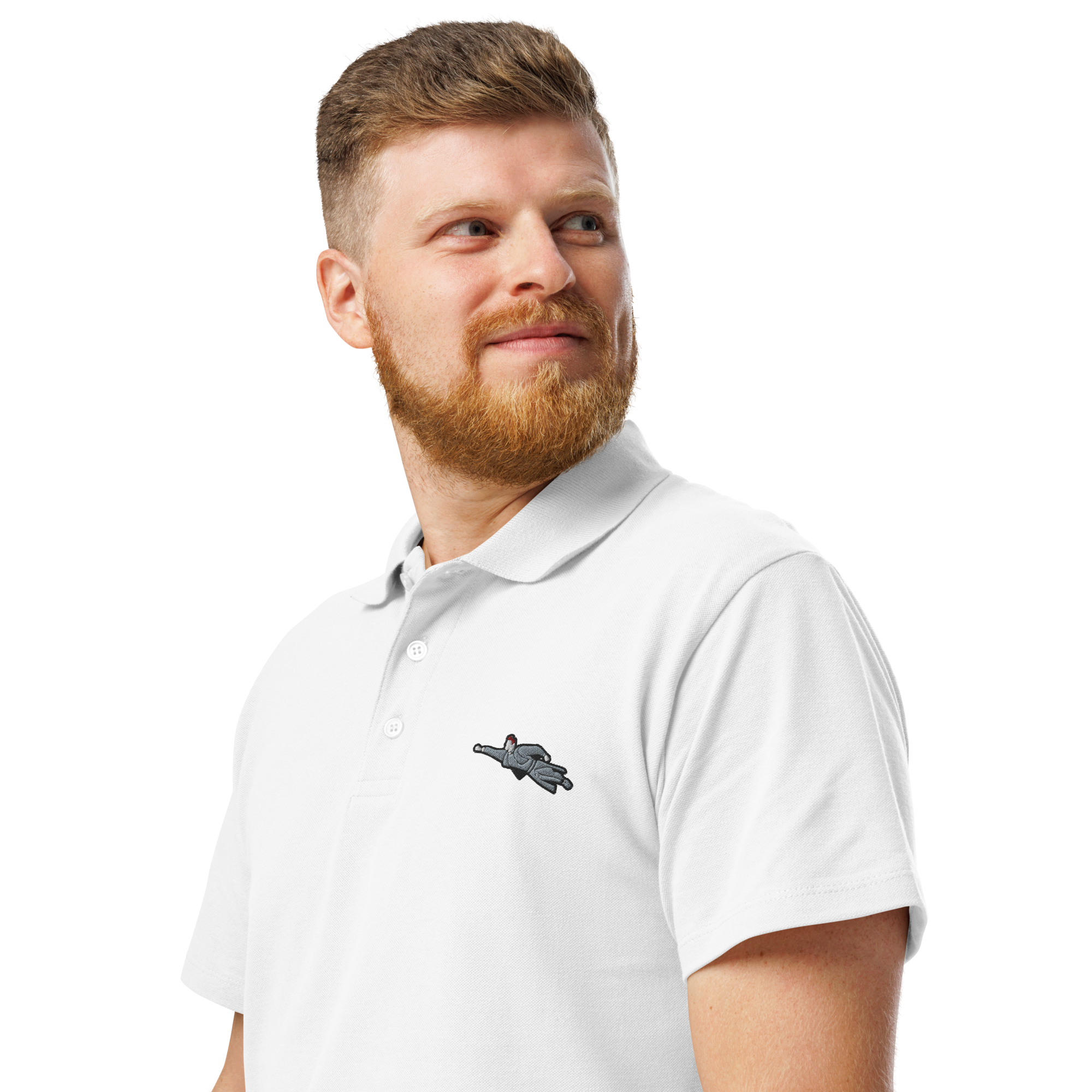 Polo Super Priester Biobaumwolle (unisex) weiß
