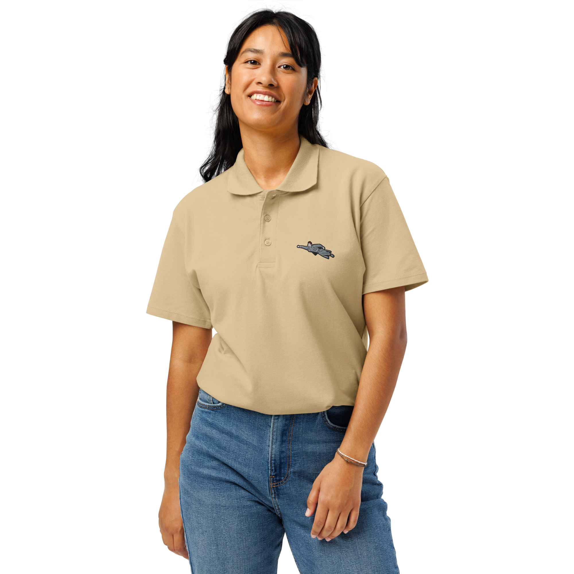 Polo Super Priester Biobaumwolle (unisex) beige