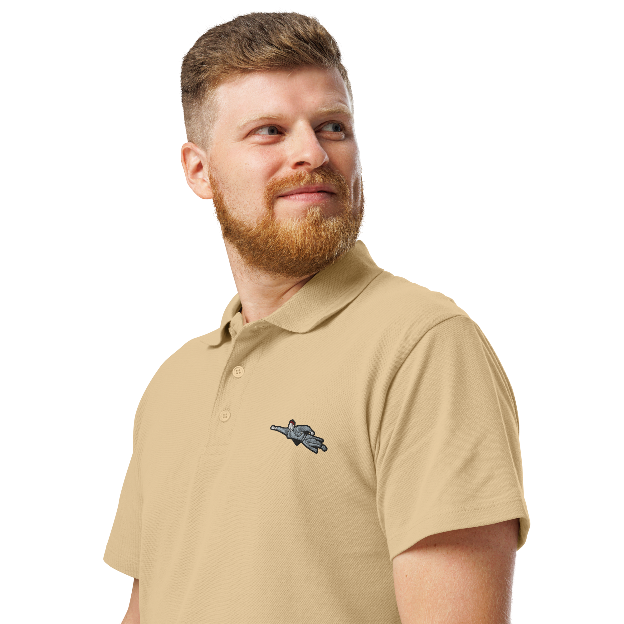 Polo Super Priester Biobaumwolle (unisex) beige