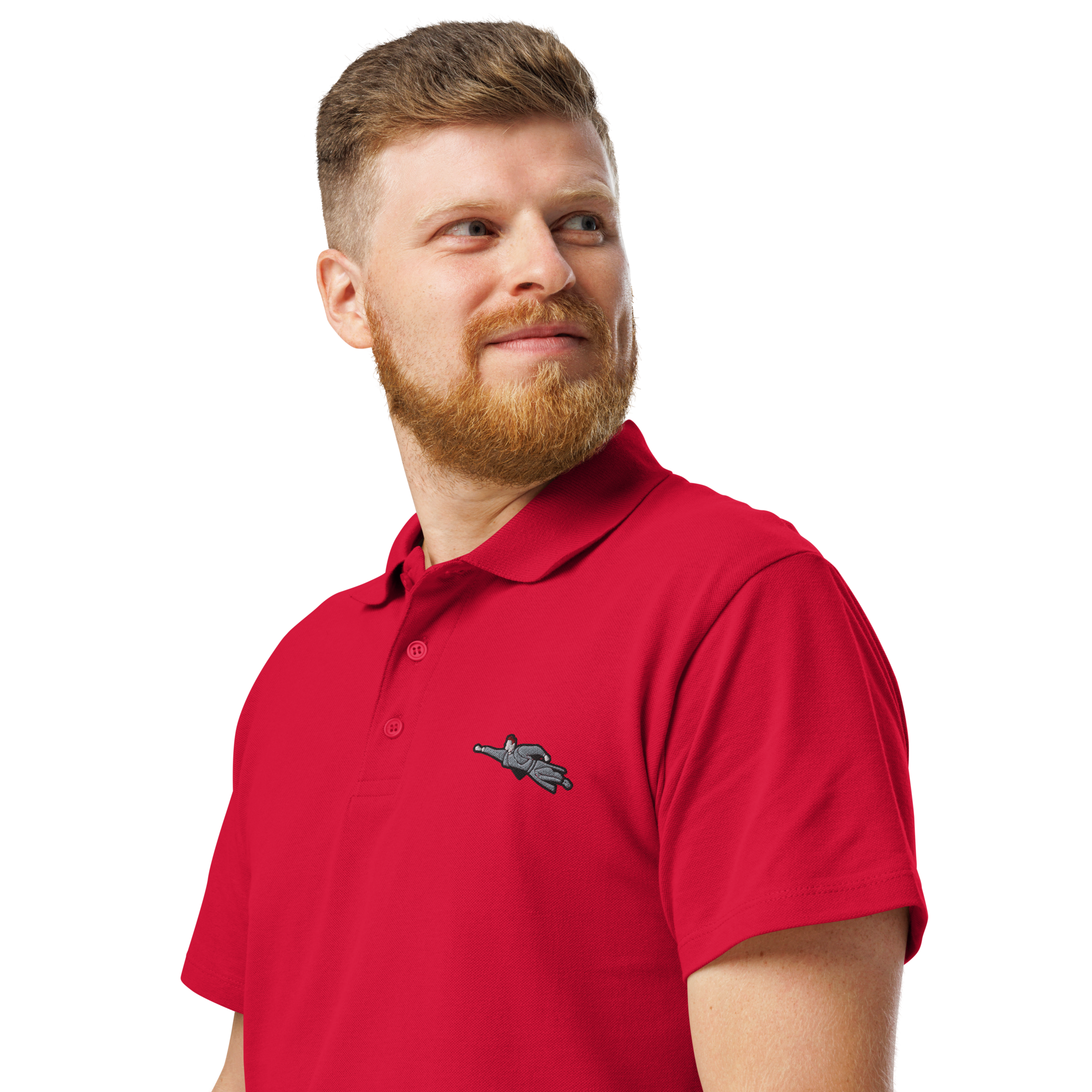 Polo Super Priester Biobaumwolle (unisex) rot