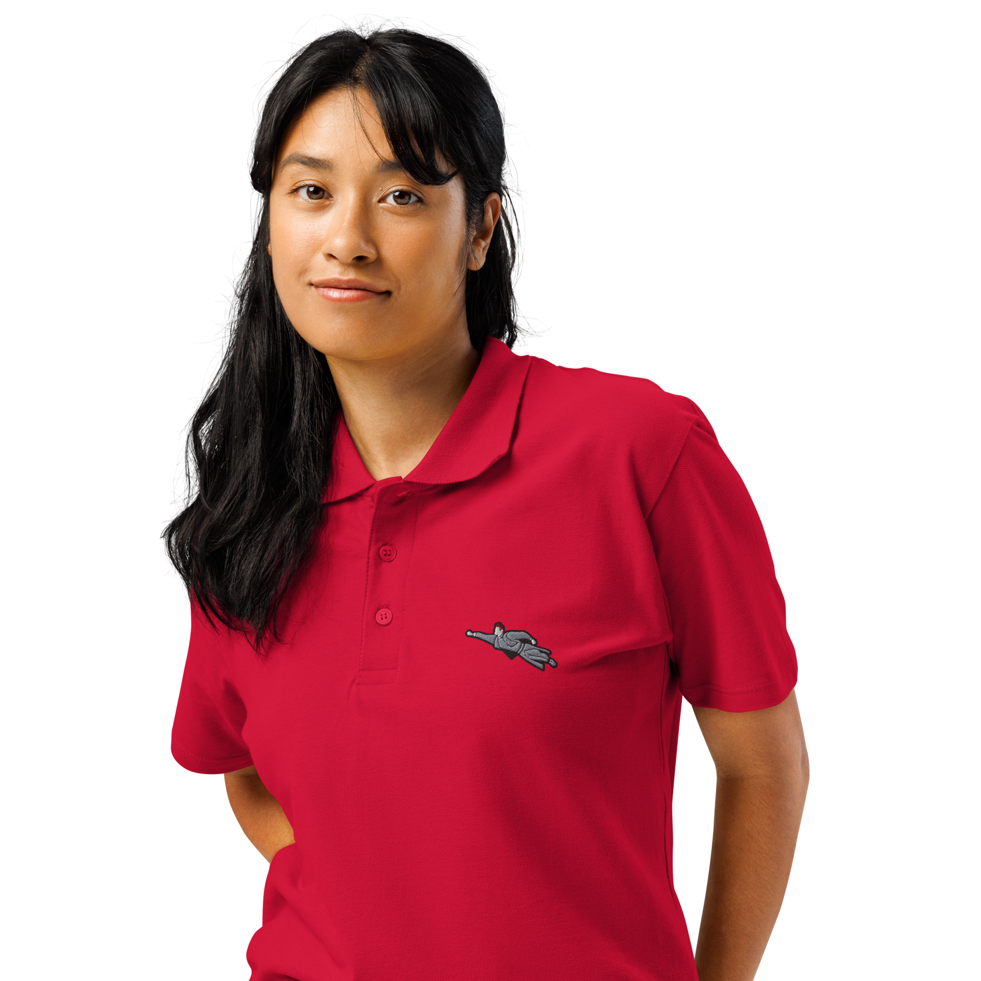 Polo Super Priester Biobaumwolle (unisex) rot