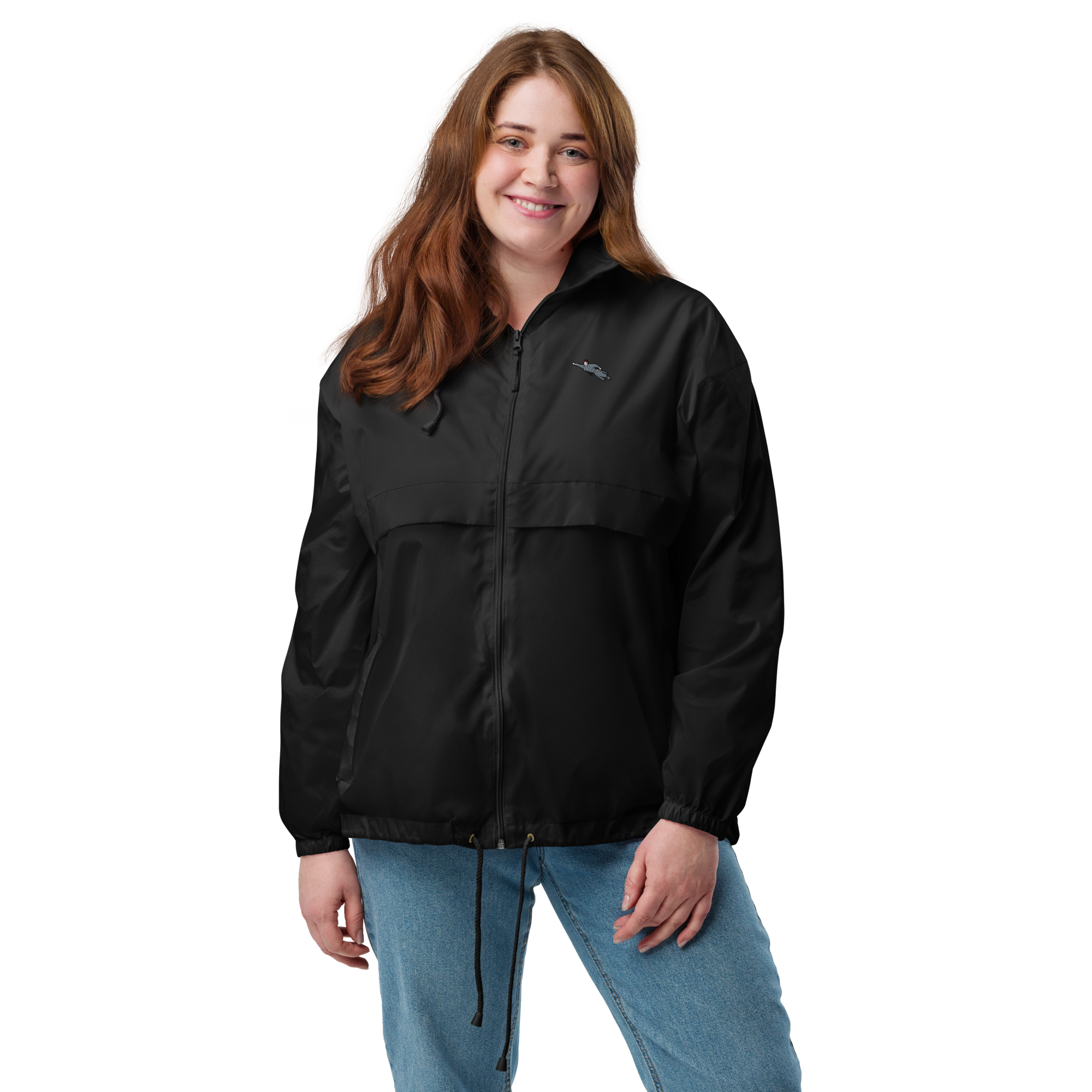 Regenjacke Unisex Windbreaker Superpriest Edition schwarz (unisex)